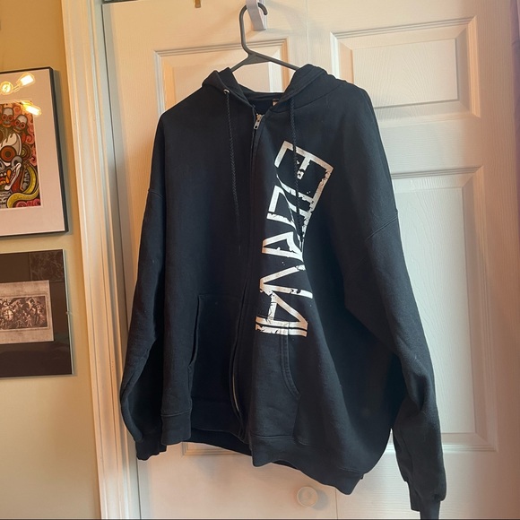 Tattoo shop mens zipper hoodie - Picture 4 of 4